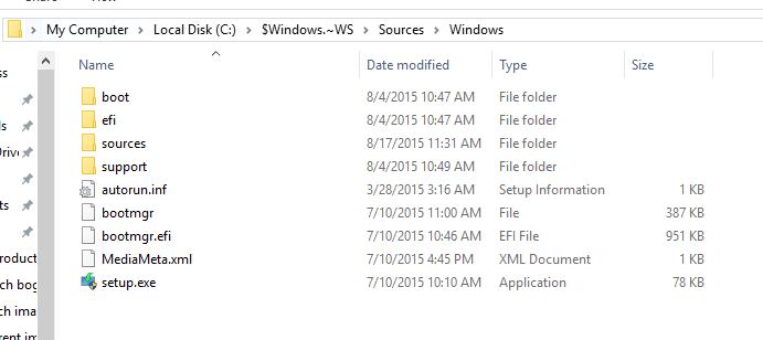 Windows Setup exe