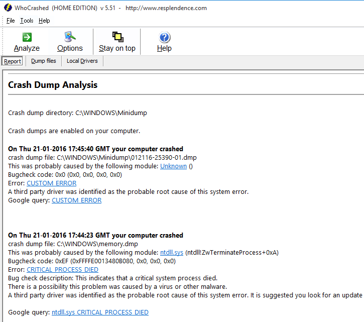 Crash Dump Analysis fix System Service Exception error