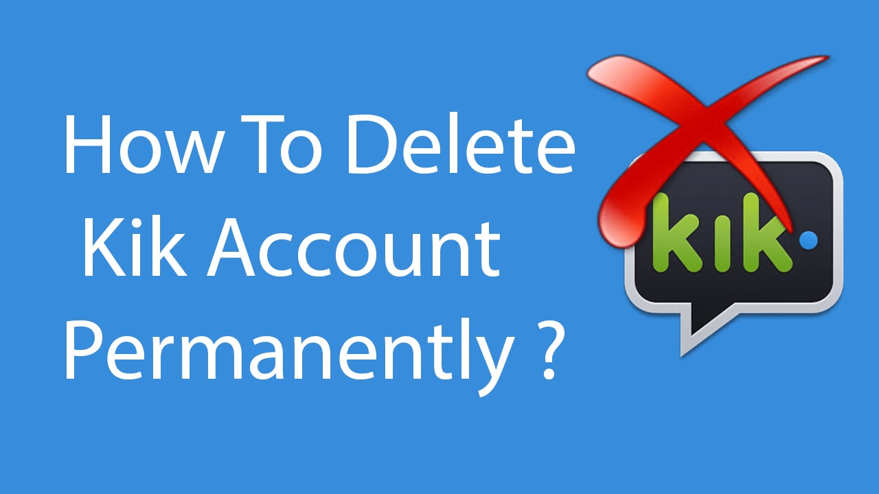 Delete Your Kik Account on Android
