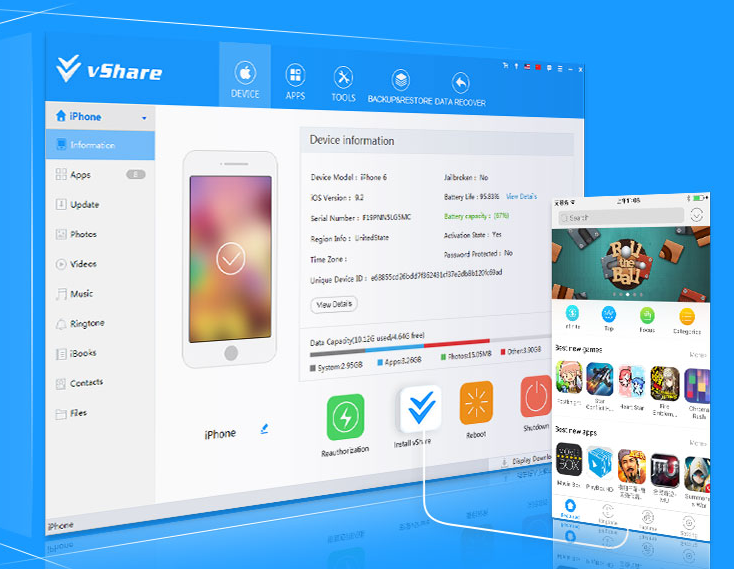 vshare for unjailbroken