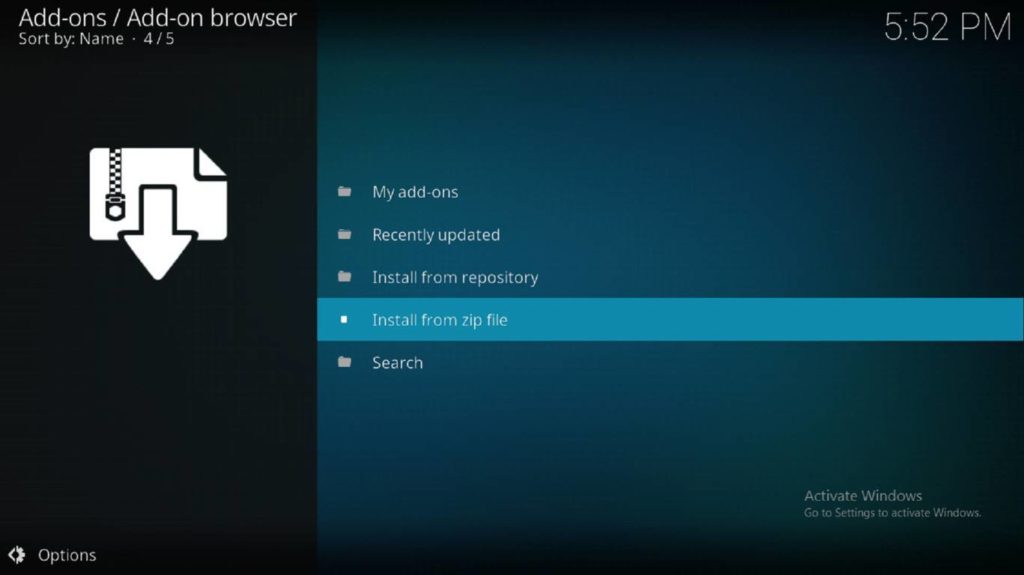 how to install exodus on kodi from home screen