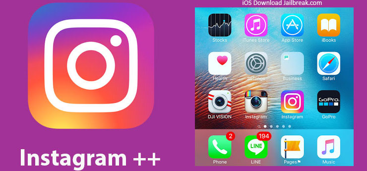 Download and Install Instagram++ on iOS 11/ 10 - No ... - 740 x 345 jpeg 65kB